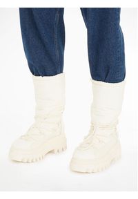 Calvin Klein Jeans Śniegowce Flatform Snow Boot Nylon Wn YW0YW01146 Biały. Kolor: biały. Materiał: materiał #3