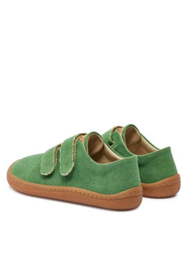 Froddo Sneakersy Barefoot Vegan G3130248-1 D Zielony. Kolor: zielony. Materiał: materiał