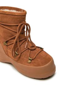 Moon Boot Śniegowce Luna Boot Suede 80D2480030 Brązowy. Kolor: brązowy. Materiał: skóra, zamsz #6