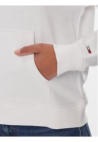 Tommy Jeans Bluza Essential Logo 2+ DW0DW16406 Biały Boxy Fit. Kolor: biały. Materiał: bawełna, syntetyk #4