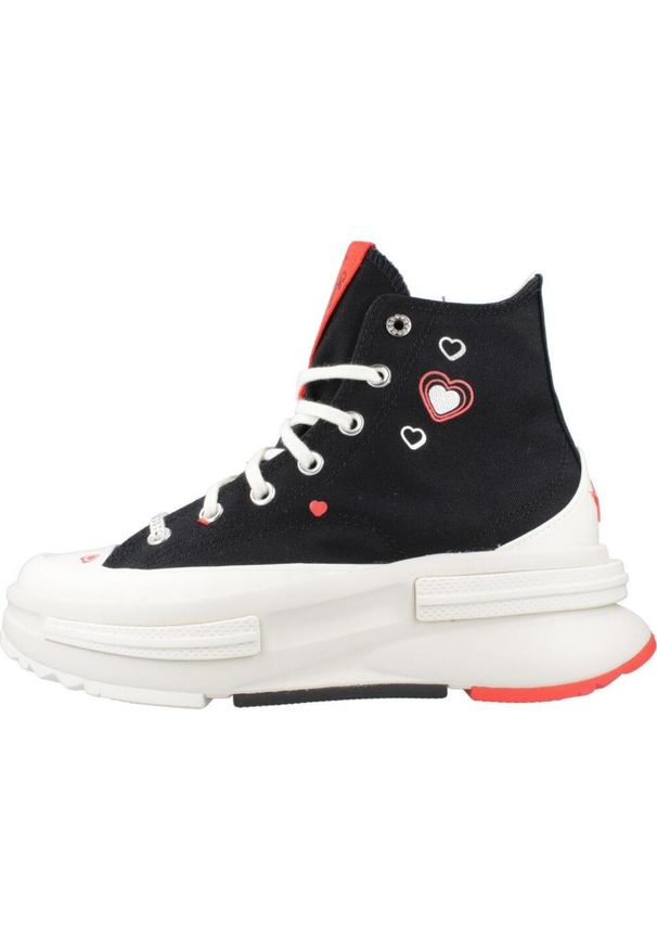 Trampki damskie Converse Run Star Legacy Cx Platform Y2k Heart. Kolor: czarny. Materiał: materiał. Obcas: na platformie. Sport: bieganie