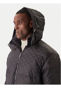 Karl Lagerfeld - KARL LAGERFELD Kurtka zimowa 505016 554504 Czarny Regular Fit. Typ kołnierza: dekolt w karo. Kolor: czarny. Materiał: syntetyk. Sezon: zima #7