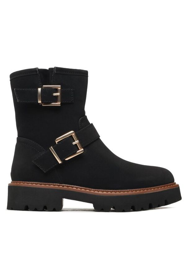 Jenny Fairy Botki WS88176-03 Czarny. Kolor: czarny. Materiał: skóra