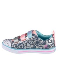 skechers - Buty do chodzenia dziewczęce, Skechers Sparkle Lite Heartsland. Kolor: niebieski. Sport: turystyka piesza