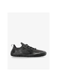 Buty trailowe damskie Vivobarefoot Primus Trail Knit FG. Kolor: czarny. Styl: sportowy