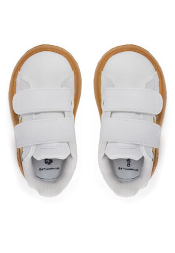 Adidas - adidas Sneakersy Star Wars Grand Court 2.0 IH1138 Biały. Kolor: biały. Materiał: skóra. Wzór: motyw z bajki