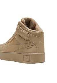 Puma - Kobiety/Panie Carina Street Mid Cut Trainers. Okazja: na spacer. Kolor: beżowy. Sport: turystyka piesza