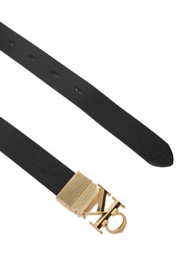 Calvin Klein Pasek Damski Facet Ck 25Mm Pebble Rev/Adj LV04F7044G Czarny. Kolor: czarny. Materiał: skóra