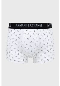 Armani Exchange bokserki 2-pack męskie kolor biały. Kolor: biały. Materiał: materiał #5