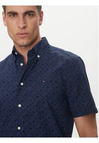 TOMMY HILFIGER - Tommy Hilfiger Koszula MW0MW38954 Granatowy Regular Fit. Kolor: niebieski. Materiał: bawełna #3