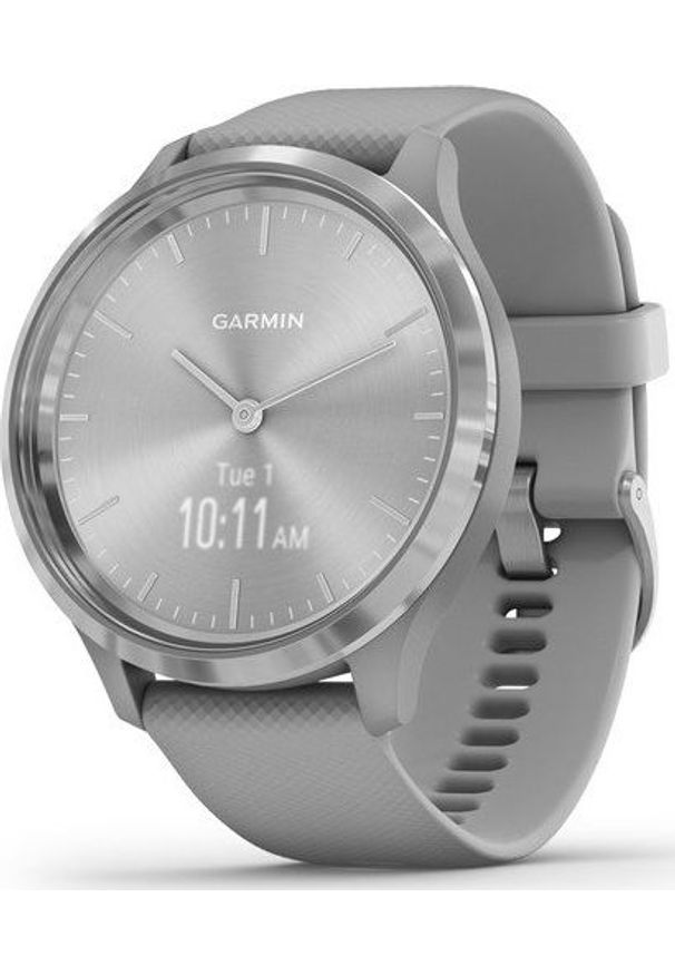 GARMIN - Zegarek sportowy Garmin Vivomove 3 Srebrny (010-02239-20). Kolor: srebrny. Styl: sportowy