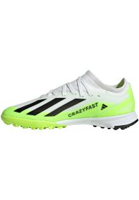 Adidas - Buty piłkarskie adidas X Crazyfast.3 Tf Jr IE1568 białe białe. Zapięcie: sznurówki. Kolor: biały. Materiał: guma, syntetyk. Sport: piłka nożna #8