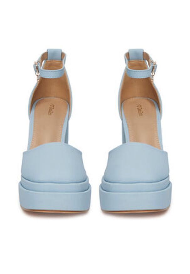 DeeZee Czółenka LW85478-6 Niebieski. Kolor: niebieski. Materiał: skóra