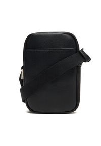 Calvin Klein Saszetka Raised Slim Reporter LV04D3278G Czarny. Kolor: czarny. Materiał: skóra #5