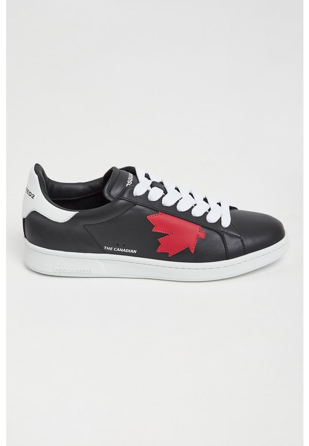 Sneakersy skórzane męskie DSQUARED2. Materiał: skóra