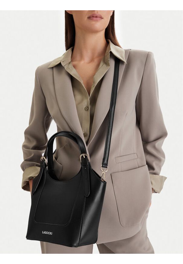 Lasocki Torebka CEO-LSK-M-003-09 Czarny. Kolor: czarny