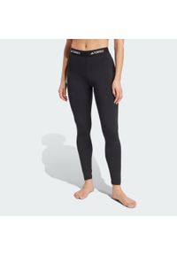 Adidas - Legginsy bazowe Multi Synthetic Base Layer. Kolor: czarny. Technologia: ClimaCool (Adidas). Sezon: lato. Sport: turystyka piesza #1