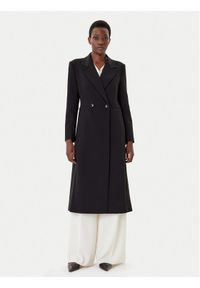 French Connection Płaszcz przejściowy 70ZAA Czarny Regular Fit. Kolor: czarny. Materiał: syntetyk #1
