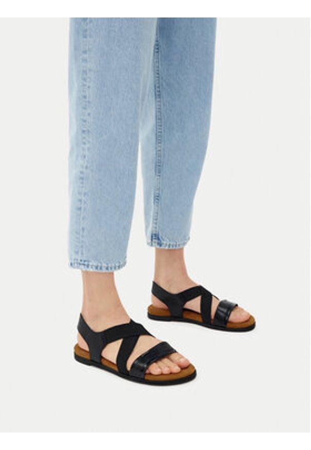 Lasocki Sandały WI16-ARIA-01 Czarny. Kolor: czarny. Materiał: skóra