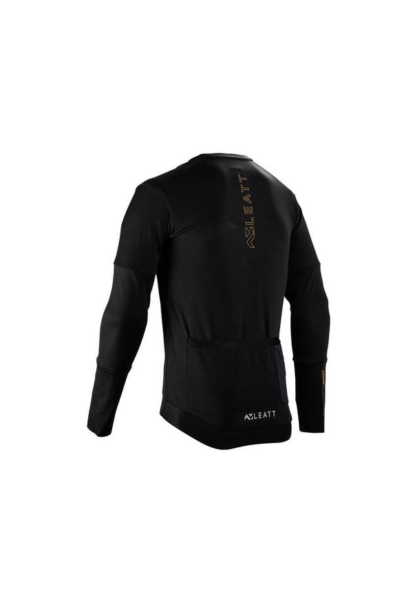 Koszulka rowerowa LEATT Jersey MTB Trail 4.0. Kolor: czarny. Materiał: jersey