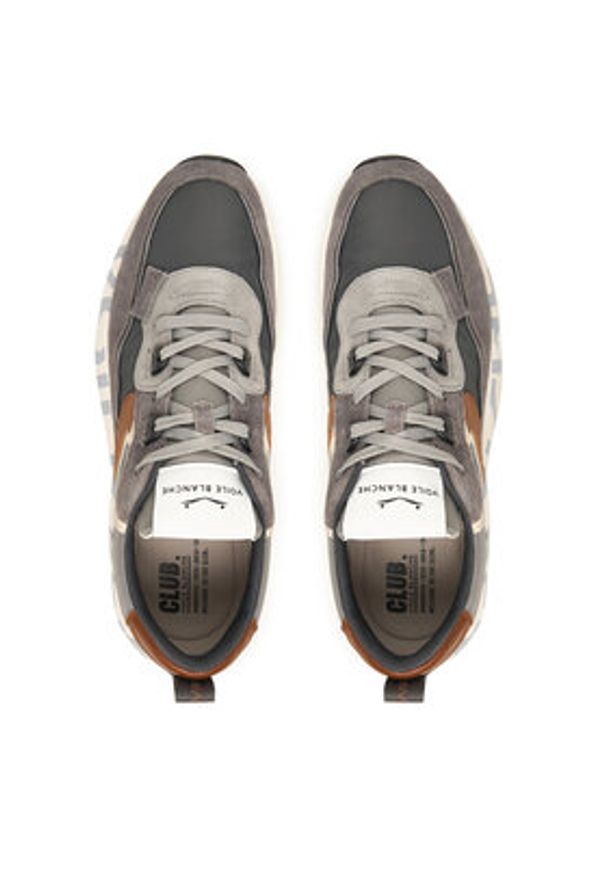 Voile Blanche Sneakersy Club01. 2017465-11 Szary. Kolor: szary. Materiał: zamsz, skóra