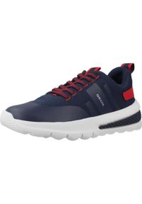 Geox - Buty GEOX J ACTIVART BOY Niebieski. Kolor: niebieski. Materiał: syntetyk, tkanina. Sport: turystyka piesza