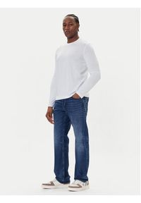 Bugatti Longsleeve 8330-85044D Biały Regular Fit. Kolor: biały. Materiał: bawełna. Długość rękawa: długi rękaw #4