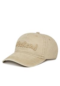 Czapka z daszkiem Weekend Max Mara. Kolor: beżowy