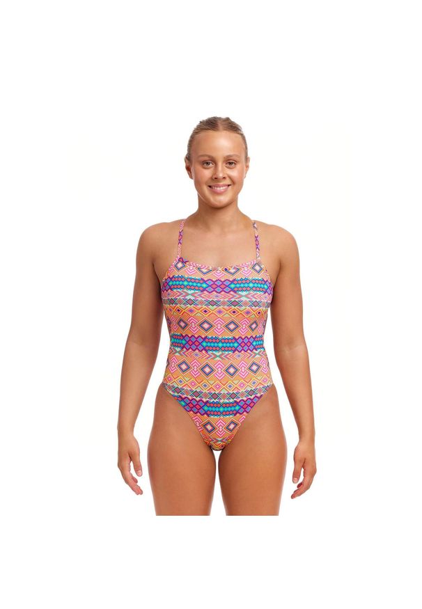 FUNKITA - Strój kąpielowy Funkita Devil In Detail - Twisted. Kolor: różowy