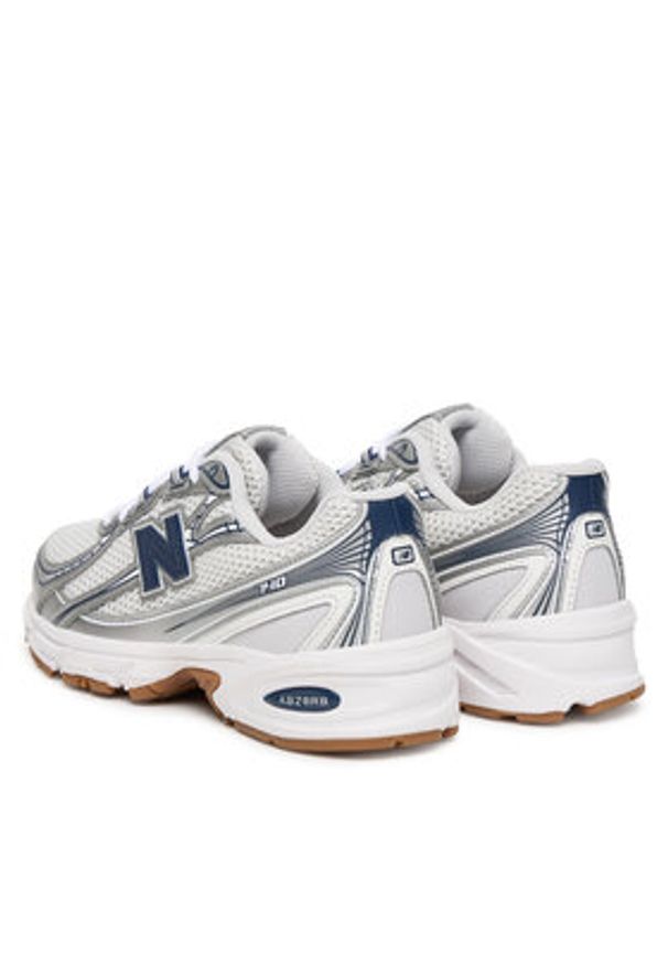 New Balance Sneakersy U740SN2 W Biały. Kolor: biały. Materiał: skóra