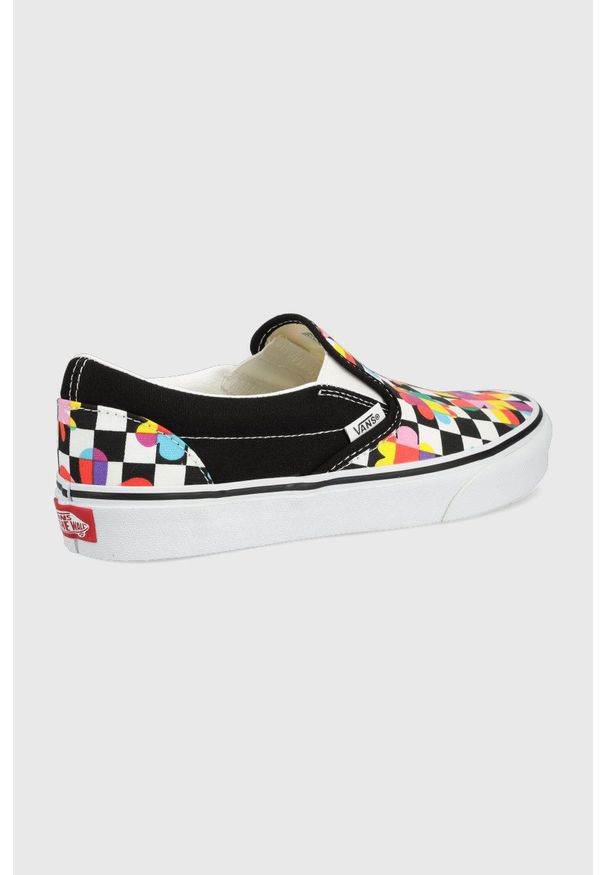 Vans tenisówki UA Classic Slip-On damskie kolor czarny. Nosek buta: okrągły. Zapięcie: bez zapięcia. Kolor: czarny. Materiał: guma