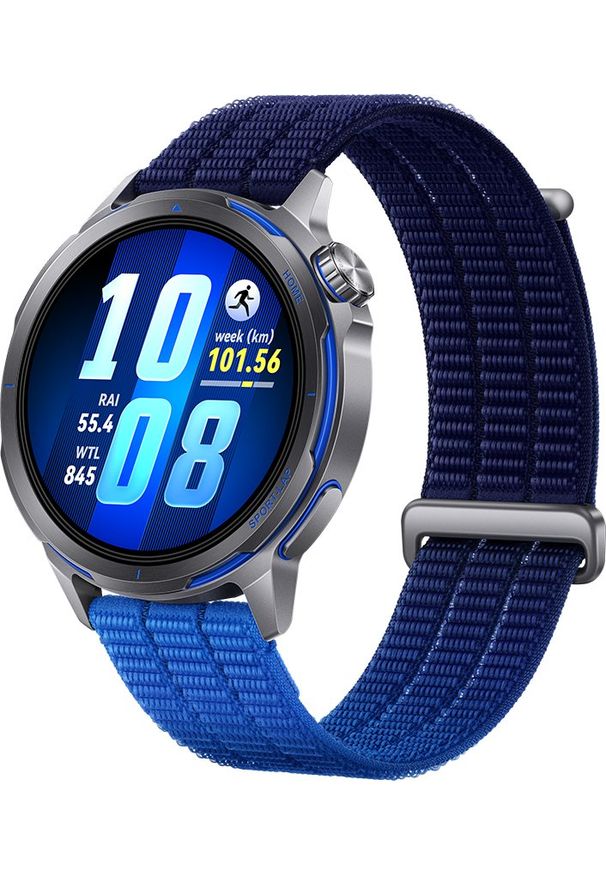 HUAWEI - Smartwatch Huawei Watch GT Runner 2 Niebieski (55020HGV). Rodzaj zegarka: smartwatch. Kolor: niebieski