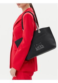 Love Moschino - LOVE MOSCHINO Torebka JC4257PP0MKD000B Czarny. Kolor: czarny. Materiał: skórzane #5