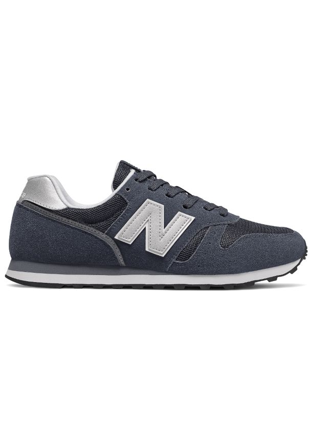 Buty New Balance ML373CC2 - granatowe. Okazja: na co dzień. Zapięcie: sznurówki. Kolor: niebieski. Materiał: syntetyk, materiał, guma, zamsz. Szerokość cholewki: normalna. Model: New Balance 373