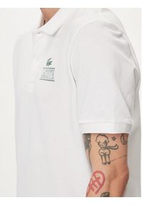 Lacoste Polo PH1136 Biały Regular Fit. Typ kołnierza: polo. Kolor: biały. Materiał: bawełna #5