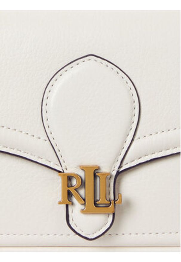 Lauren Ralph Lauren - LAUREN RALPH LAUREN Torebka 432977374006 Biały. Kolor: biały. Materiał: skórzane