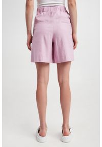 Marella - Spodenki damskie lniane Vistola MARELLA MONOCHROME. Materiał: len #4