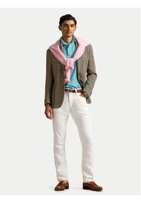 Polo Ralph Lauren Polo 710536856439 Błękitny Slim Fit. Typ kołnierza: polo. Kolor: niebieski. Materiał: bawełna
