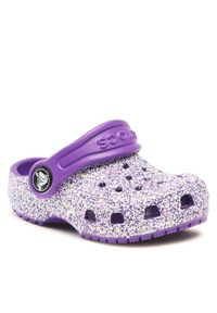 Crocs Klapki Crocs Classic Glitter Kids Clog T 206992 Fioletowy. Kolor: fioletowy #1