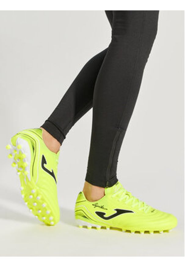 Joma Buty do piłki nożnej Aguila 24 AGUS2409AG Zielony. Kolor: zielony. Materiał: skóra