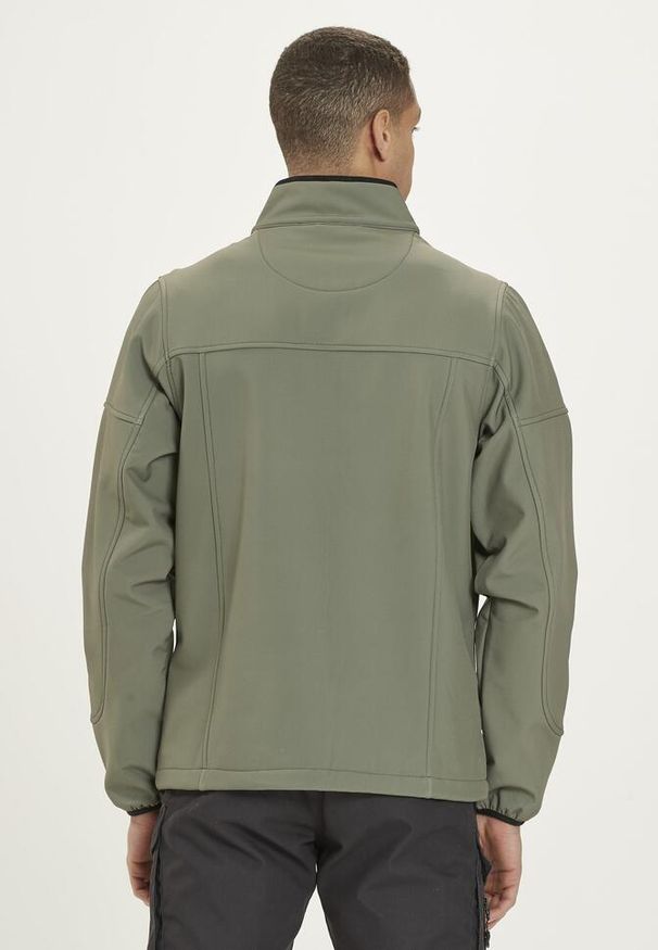 Softshell męski Whistler Dublin. Kolor: zielony. Materiał: softshell