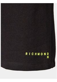 Richmond X Szorty sportowe Ceylan UMP24007BE Czarny Regular Fit. Kolor: czarny. Materiał: bawełna. Styl: sportowy