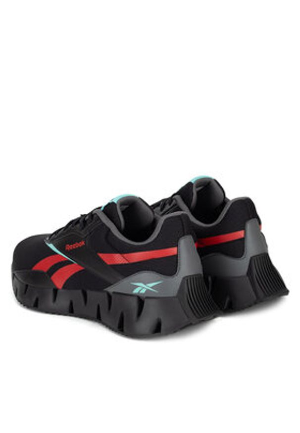 Reebok Sneakersy ZIG DYNAMICA STR 100209978 Czarny. Kolor: czarny. Materiał: materiał