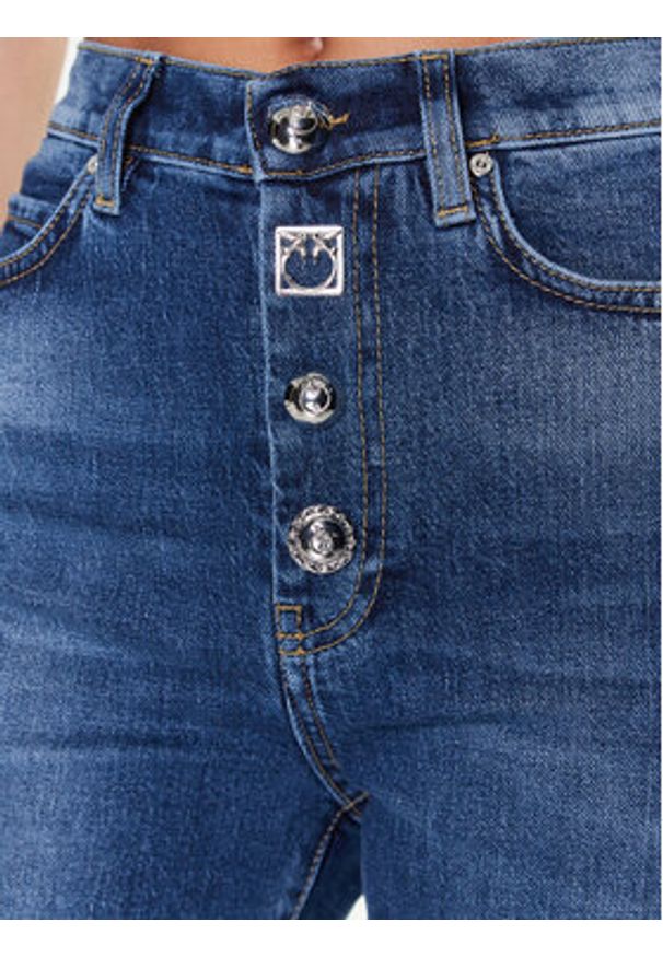 Pinko Jeansy 100115 A0FM Niebieski Bootcut Fit. Kolor: niebieski