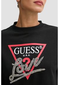 Guess - GUESS Czarna bluza damska Love. Kolor: czarny #3