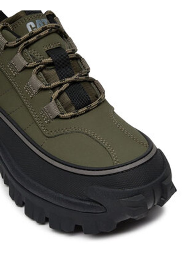 CAT Footwear Sneakersy Intruder Galosh 2.0 Low WP P111620 Zielony. Kolor: zielony. Materiał: skóra