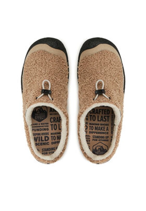 keen - Keen Klapki Howser III Slide 1029437 Beżowy. Kolor: beżowy. Materiał: materiał