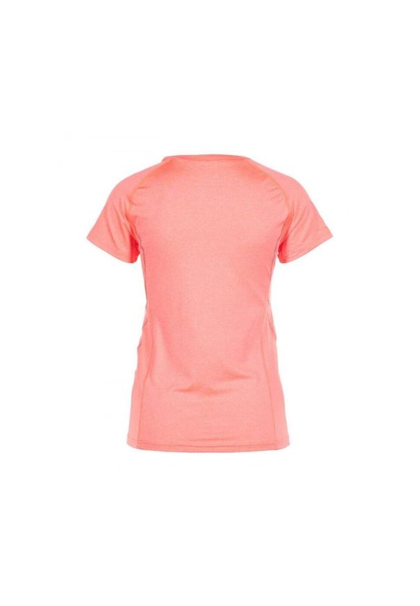 PEAK MOUNTAIN - Damska koszulka techniczna Peak Mountain. Kolor: pomarańczowy. Sport: turystyka piesza