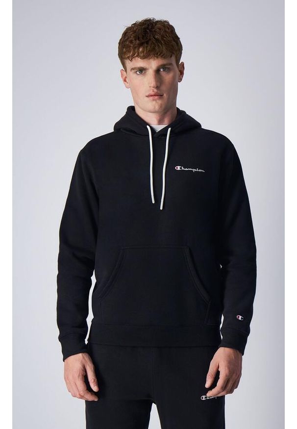Bluza sportowa męska Champion 219208KK001. Typ kołnierza: kaptur. Kolor: czarny