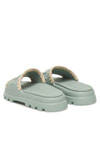 Mou Klapki MU.SW661000N Zielony. Kolor: zielony. Materiał: syntetyk #6